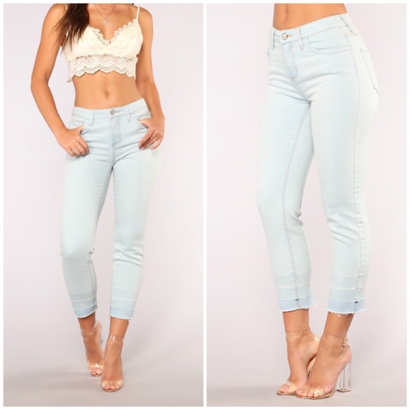 Cello High Rise Boyfriend Jeans - Light Blue Wash - Picture 3 of 5